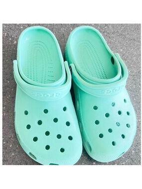 Crocs Classic Clogs Aquamarine Mint Green Unisex sz 7-9